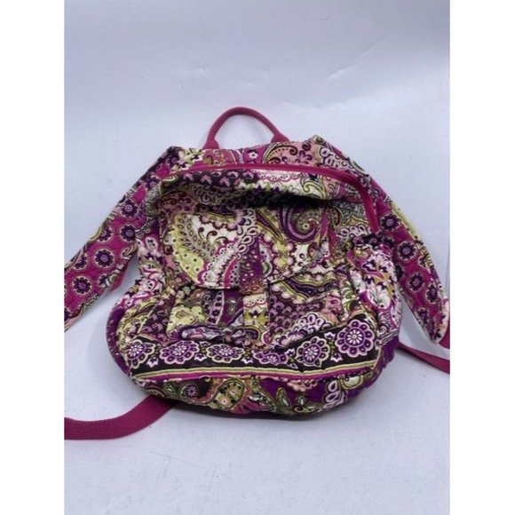 Vera Bradley Lightweight Multicolor Fabric Backpac - Picture 2 of 8